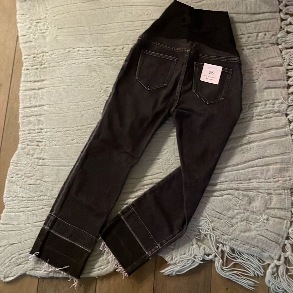 Hatch maternity over the bump straight leg jeans
